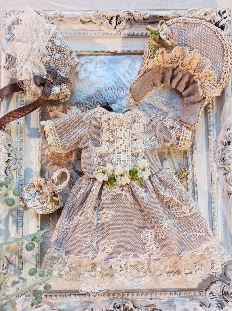 オーダー品　Handmade　ミニョネット　ビスクドール
