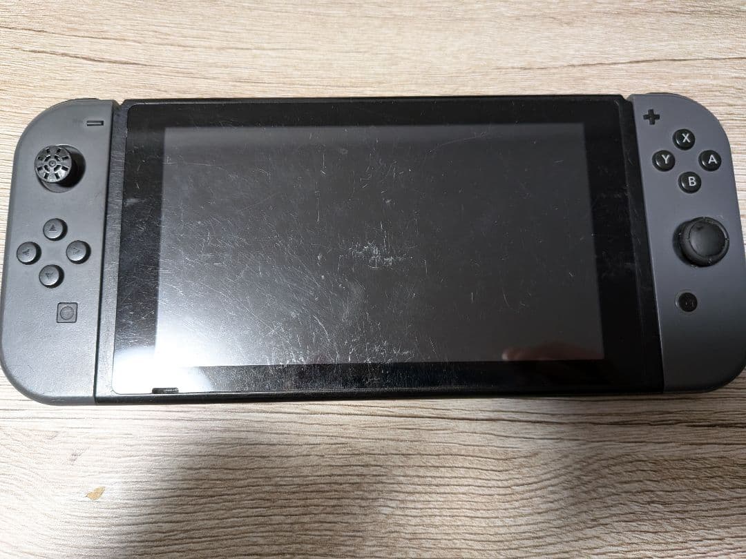 Nintendo Switch 本体 グレー ジャンク品 ケース付き