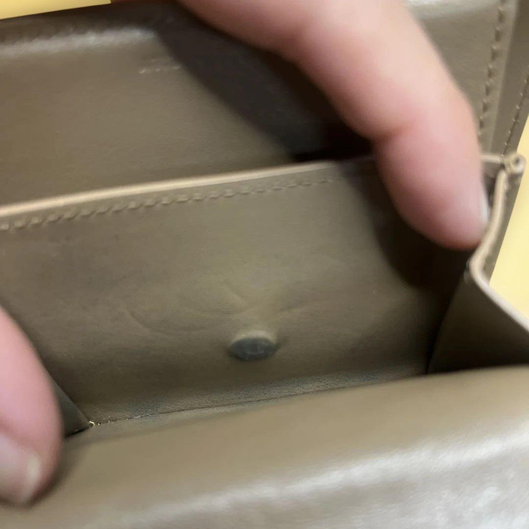 な*様 CELINE 財布 三つ折り キャメル 袋 トリフォールド ウォレット