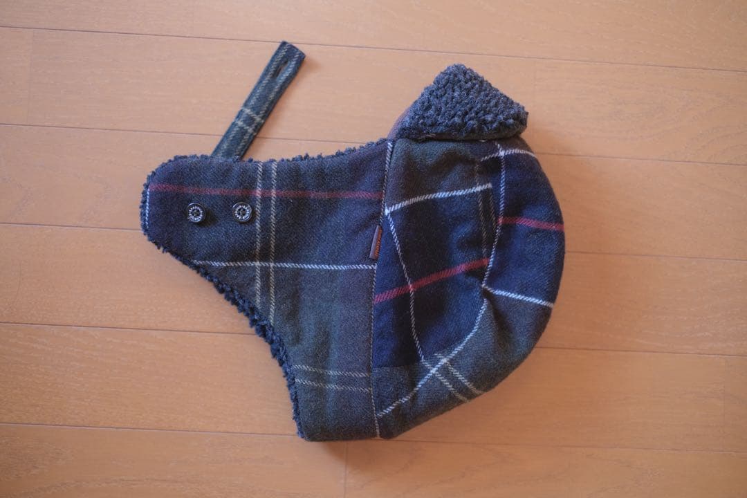 Barbour バブアー チェック柄フライトキャップ