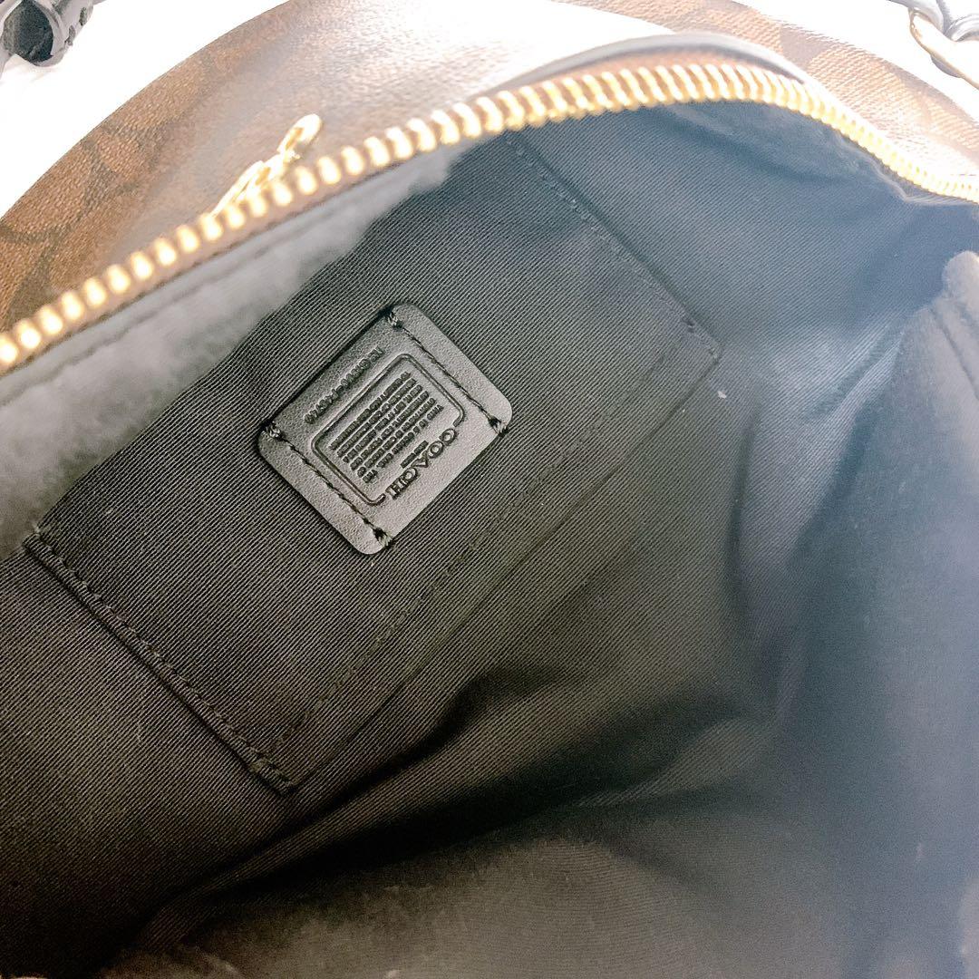 さーちゃん様　coach ボディバッグ　ブラウン　PVC レザー
