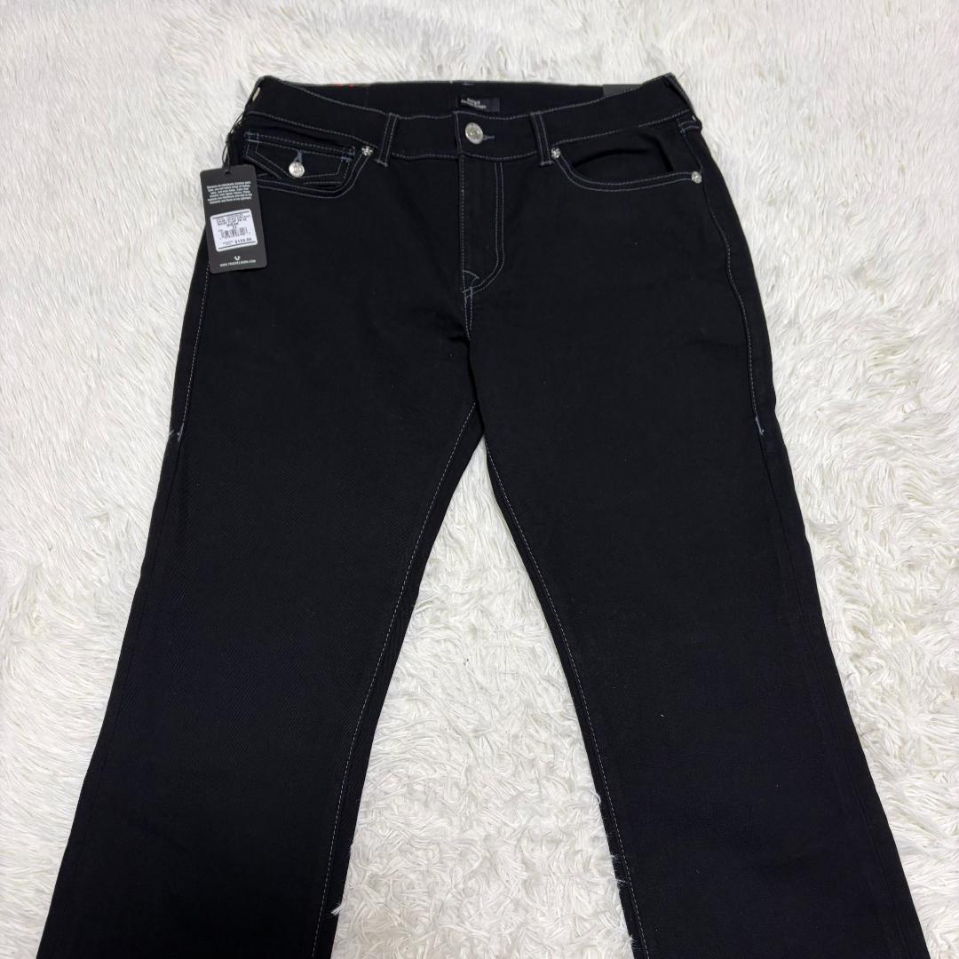 新品 トゥルーレリジョン リッキー FLAP SN 黒 ブラック W32 Y2K