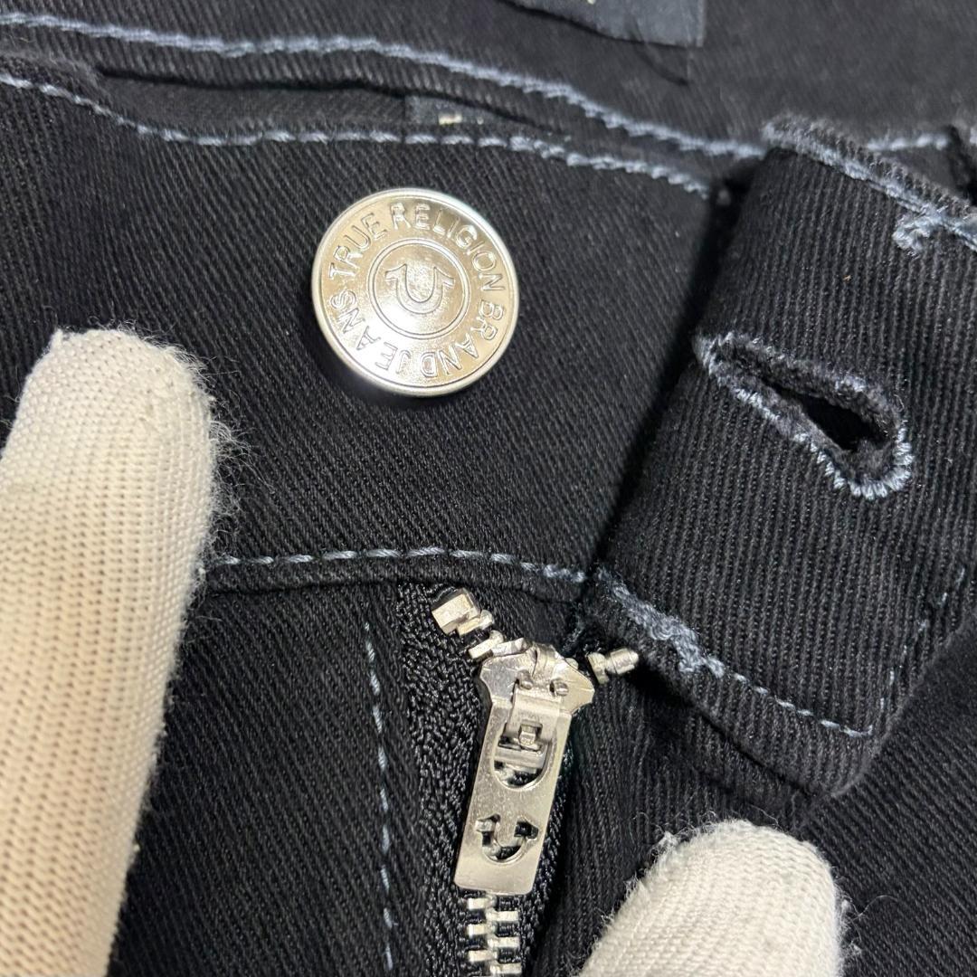 新品 トゥルーレリジョン リッキー FLAP SN 黒 ブラック W32 Y2K