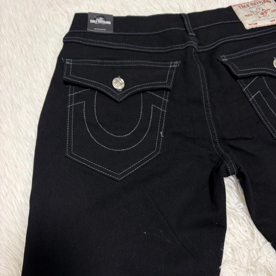 新品 トゥルーレリジョン リッキー FLAP SN 黒 ブラック W32 Y2K