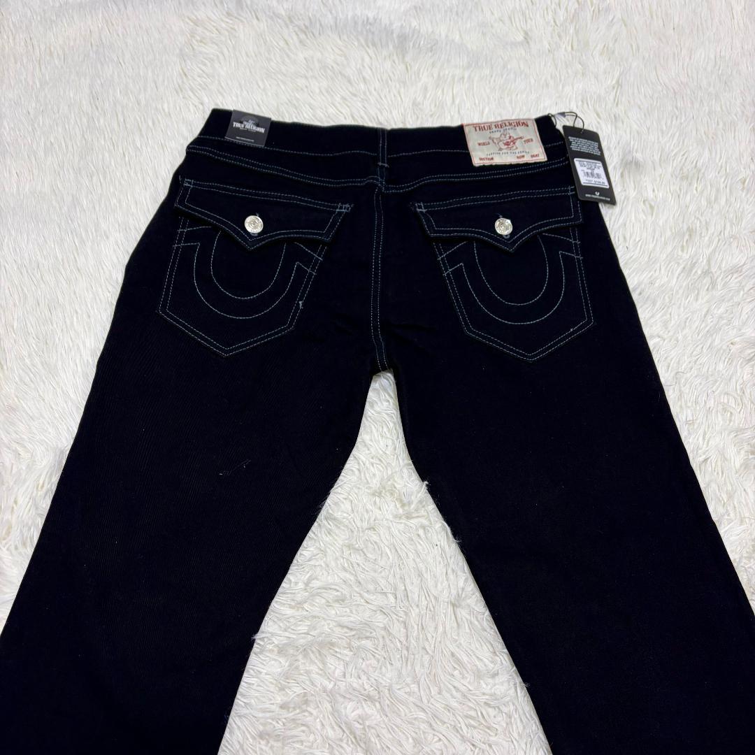 新品 トゥルーレリジョン リッキー FLAP SN 黒 ブラック W32 Y2K
