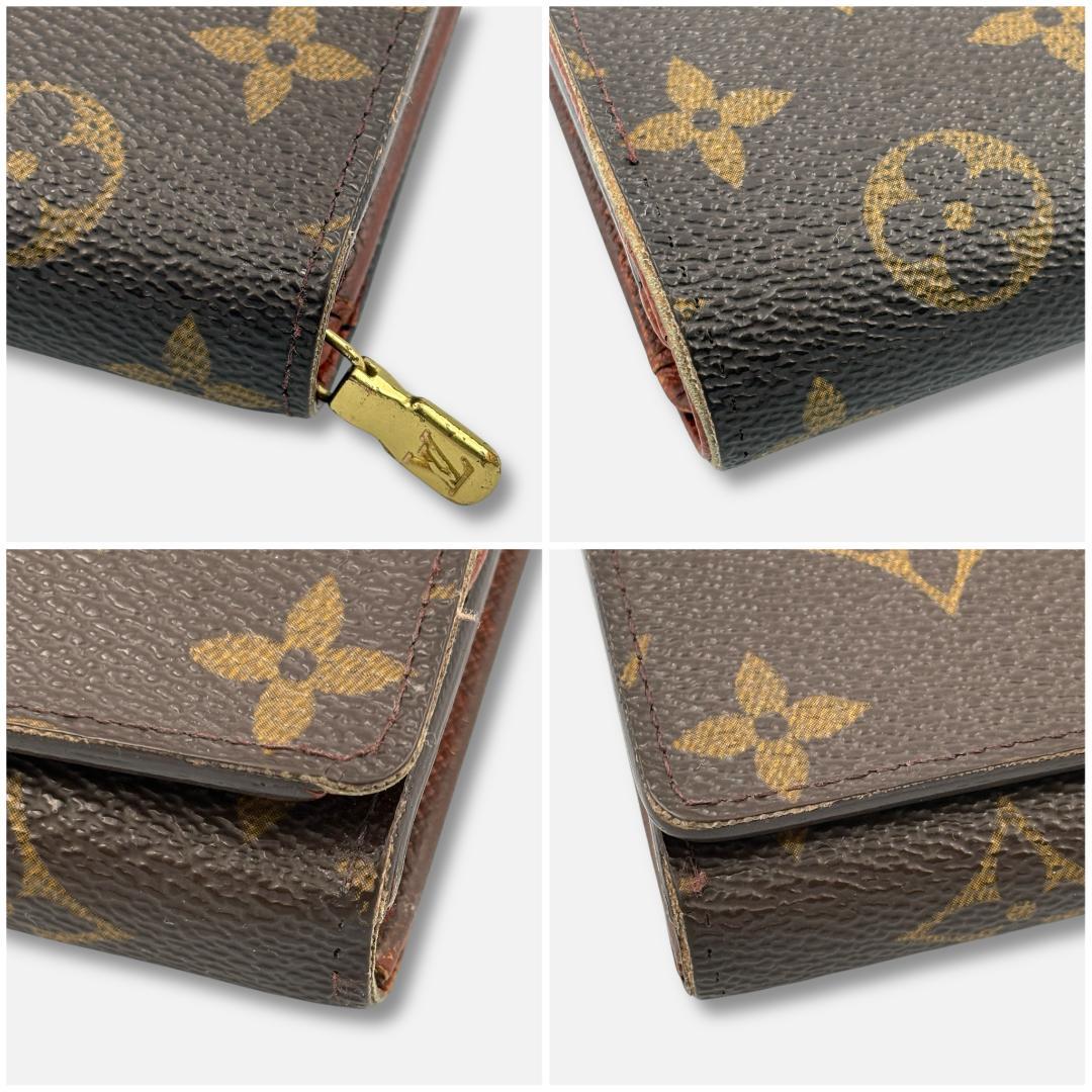 LOUIS VUITTON トレゾール L字ファスナー 財布 モノグラム【美品】