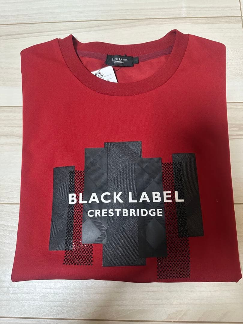 【新品・未使用品】ブラックレーベルクレストブリッジ　ラインストーンロゴTシャツ