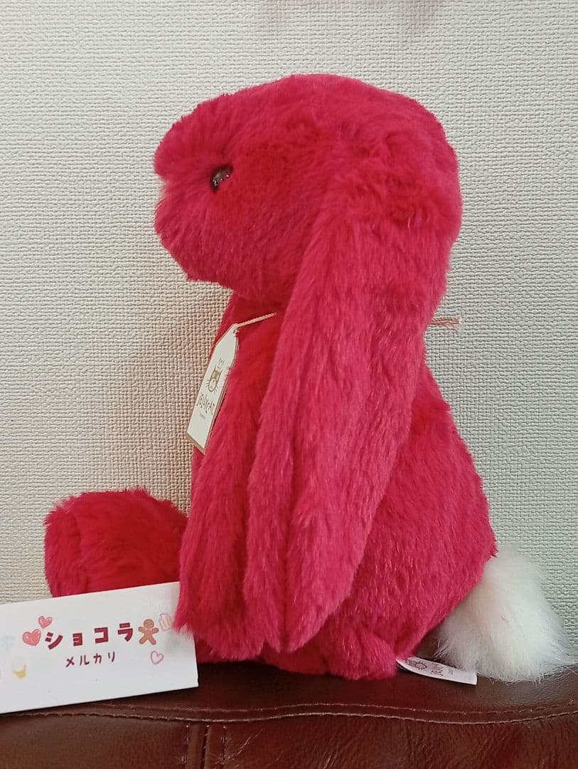  Luxe Bunny Scarlett 赤　うさぎ ぬいぐるみ