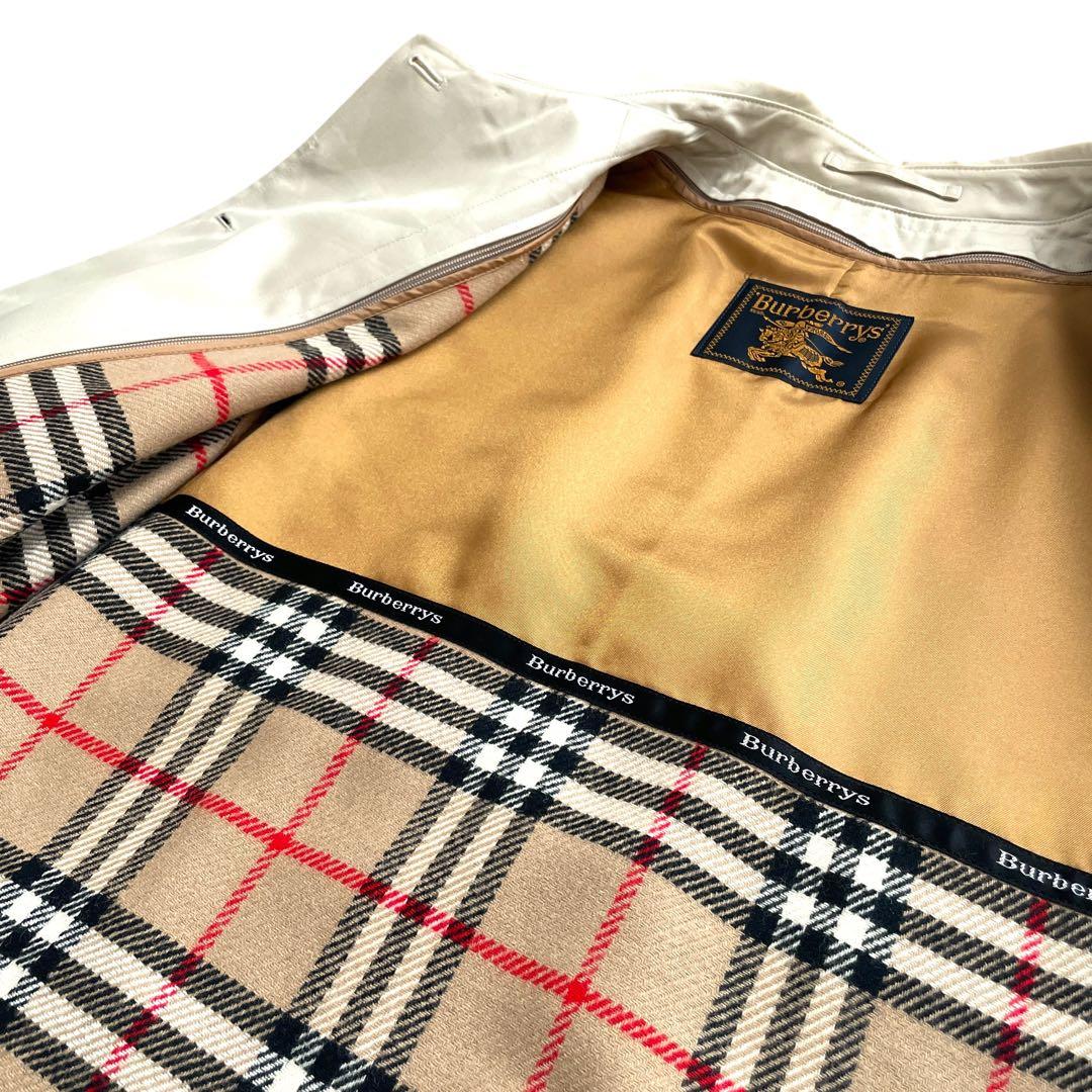 美品 Burberry バルマカーンコート ベージュ 特注品 金タグ ライナー付