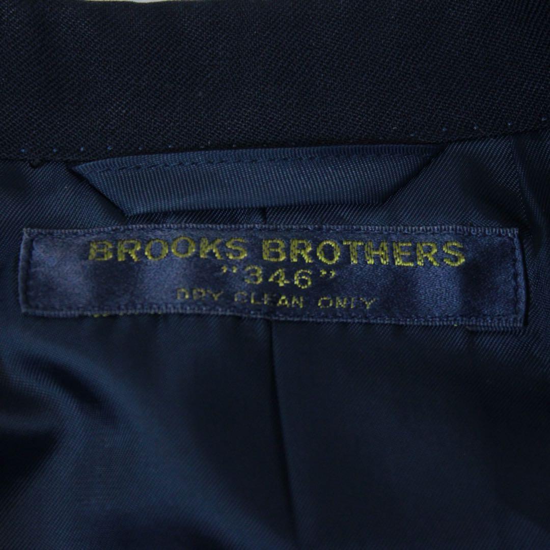 BROOKS BROTHERS 346 ブレザー 金釦 ダブルブレスト ネイビー
