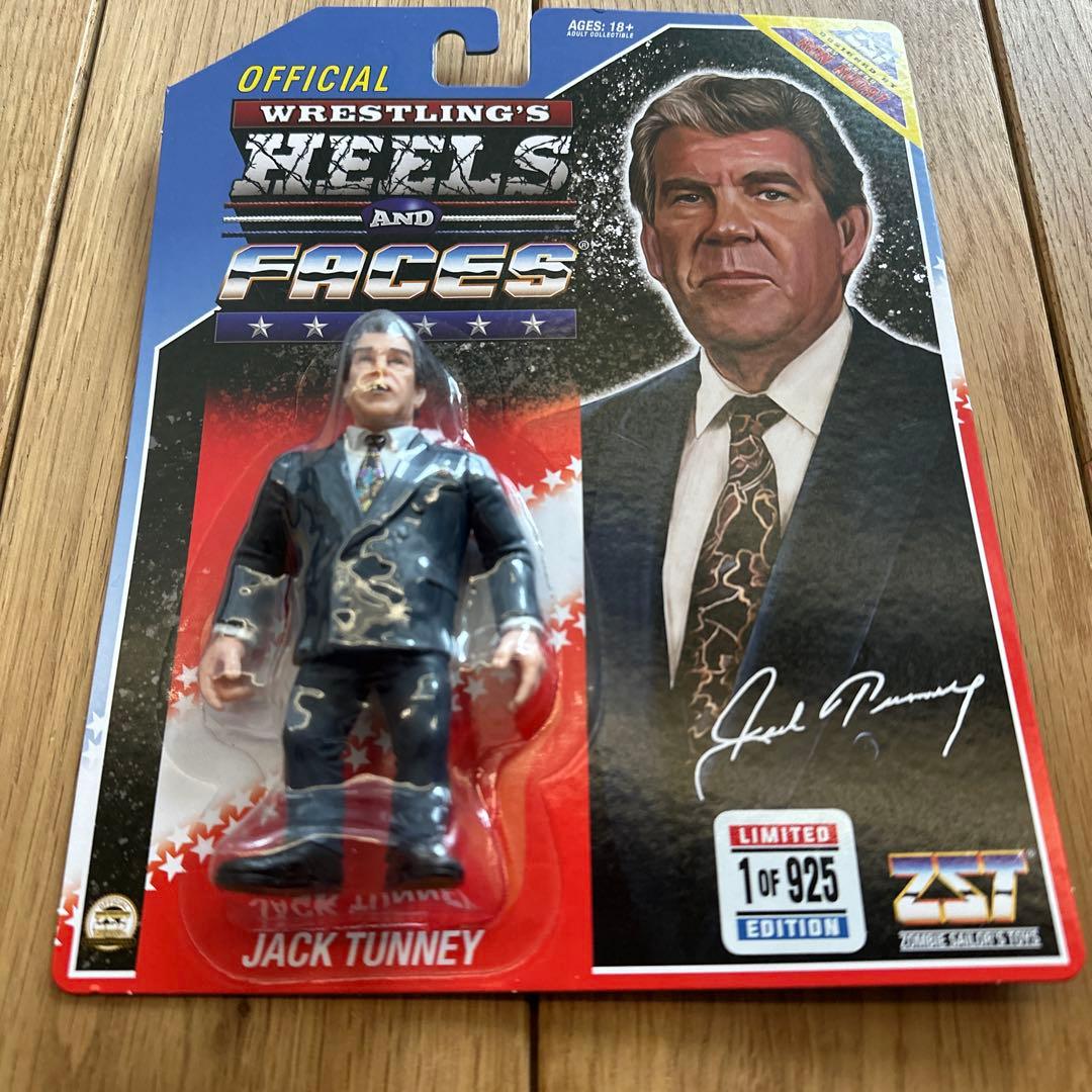 JACK TUNNEYプロレスフィギュア WWFハズブロ Heels&Faces