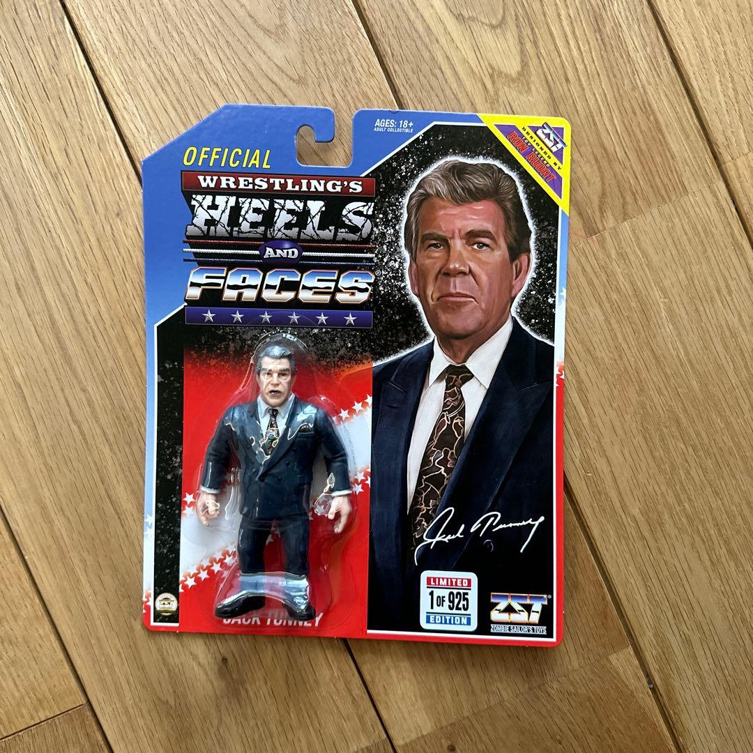 JACK TUNNEYプロレスフィギュア WWFハズブロ Heels&Faces