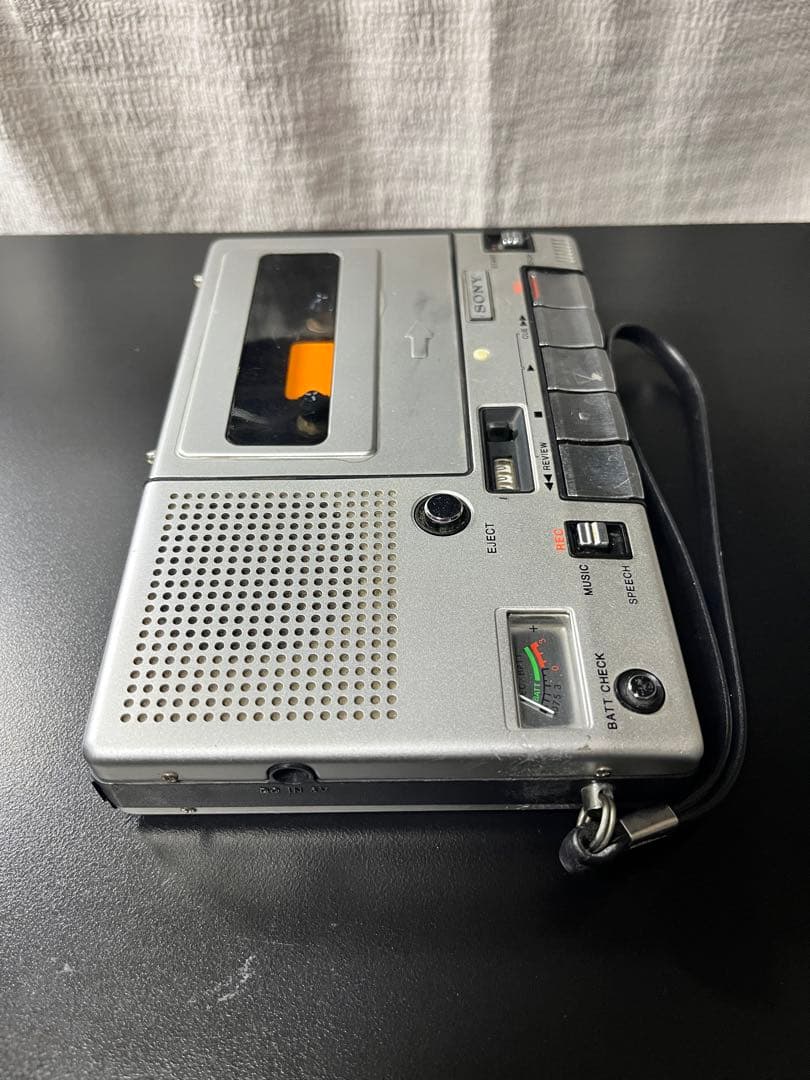 ♫ 通電確認済SONY カセットプレーヤー TC-1100 ACアダプター付