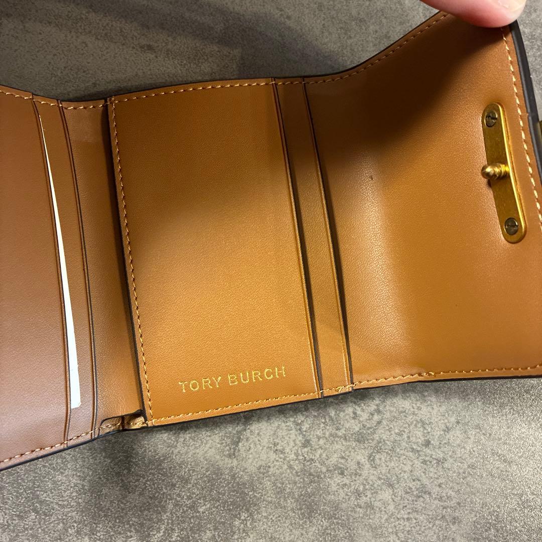 限定1点‼️ トリーバーチ　三つ折り財布　新品　茶色　キャメル