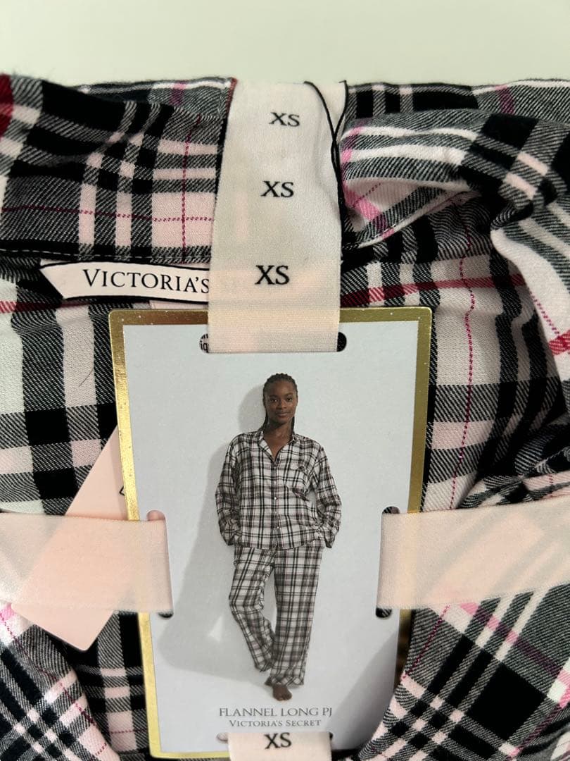 【新品未使用】Victoria's Secret フランネルパジャマ XS