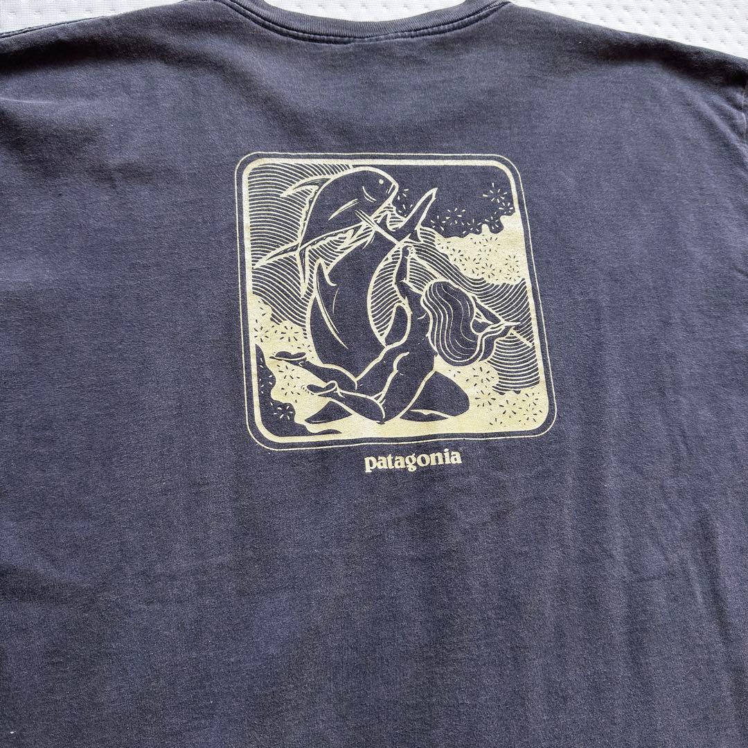 patagonia オーガニックコットン Tシャツ X-LARGE 90s
