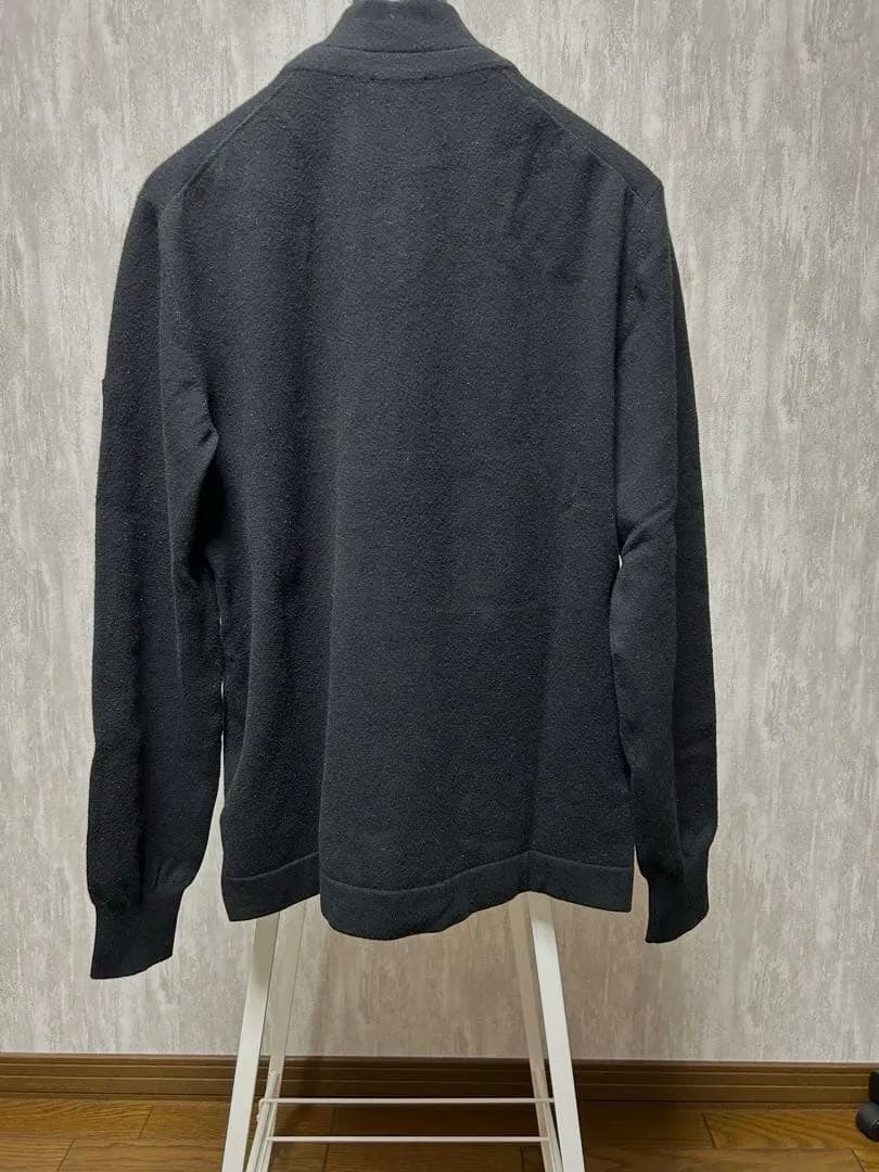 EA7 Emporio Armani ブラックフルジップジャケット