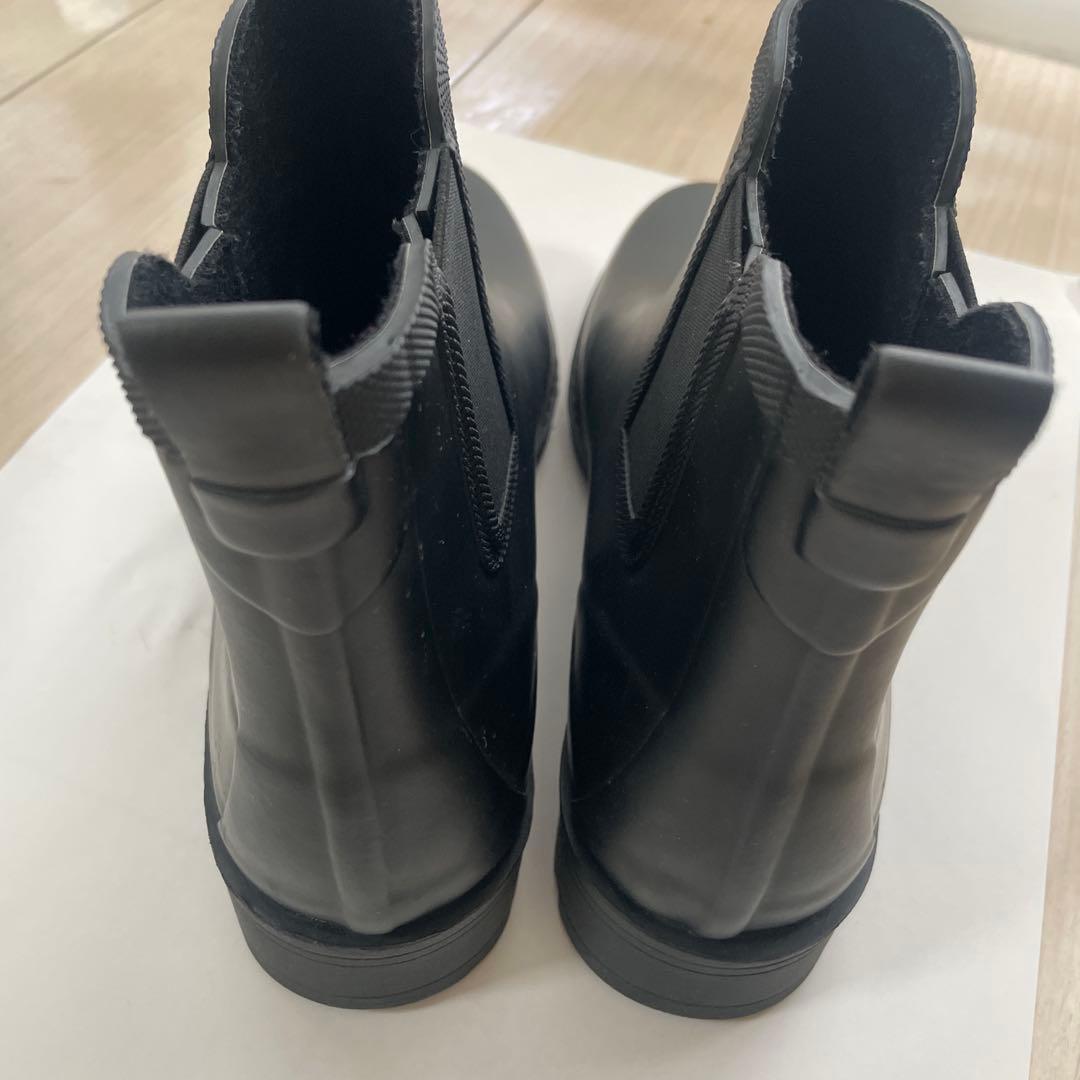 AIGLE ブラック レインブーツ　39(24.5cm)