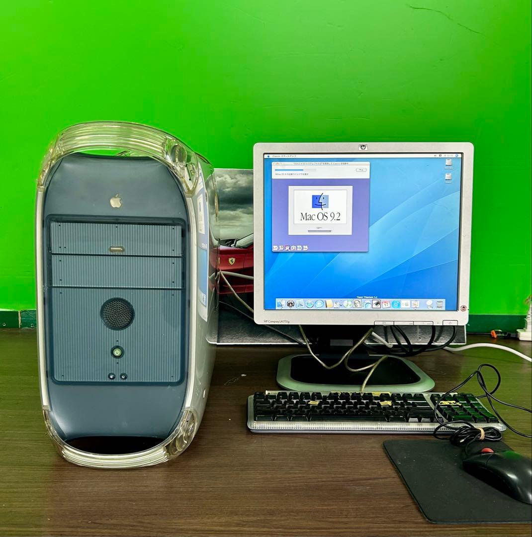 動作商品　Apple power Mac Ｇ4 AGPグラファイトとキーボードと