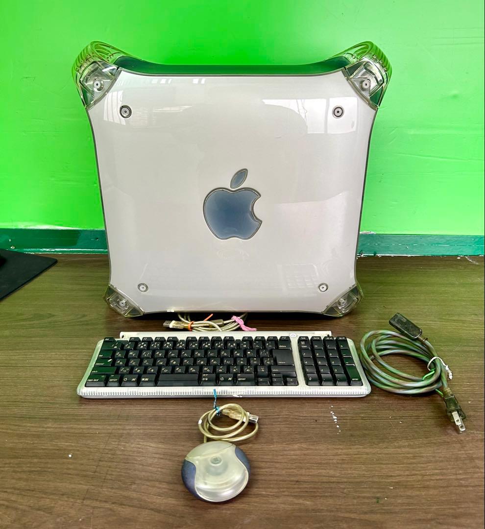 動作商品　Apple power Mac Ｇ4 AGPグラファイトとキーボードと
