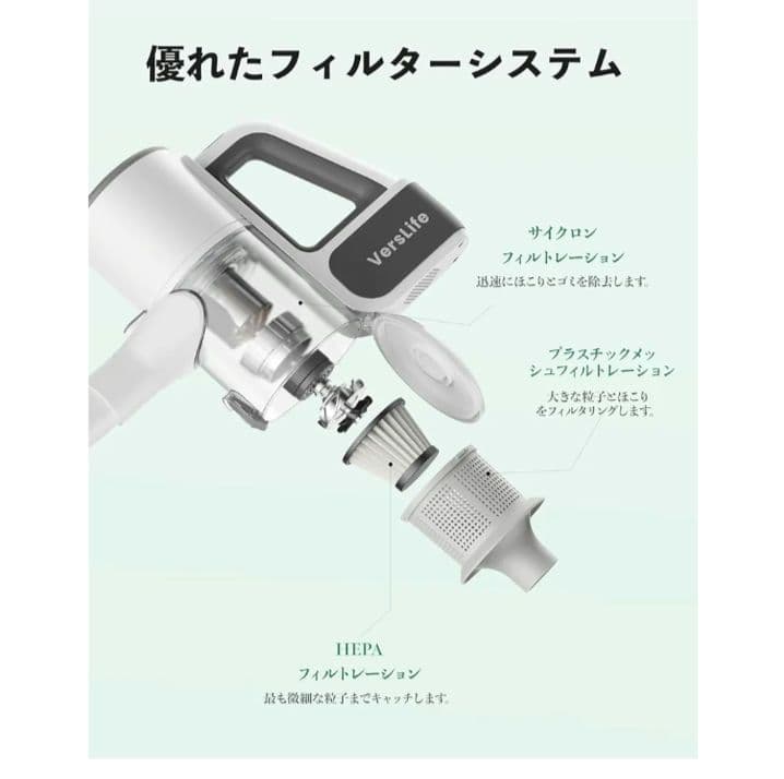 掃除機 コードレス 38000pa強力吸引『9月新登場！超軽量』