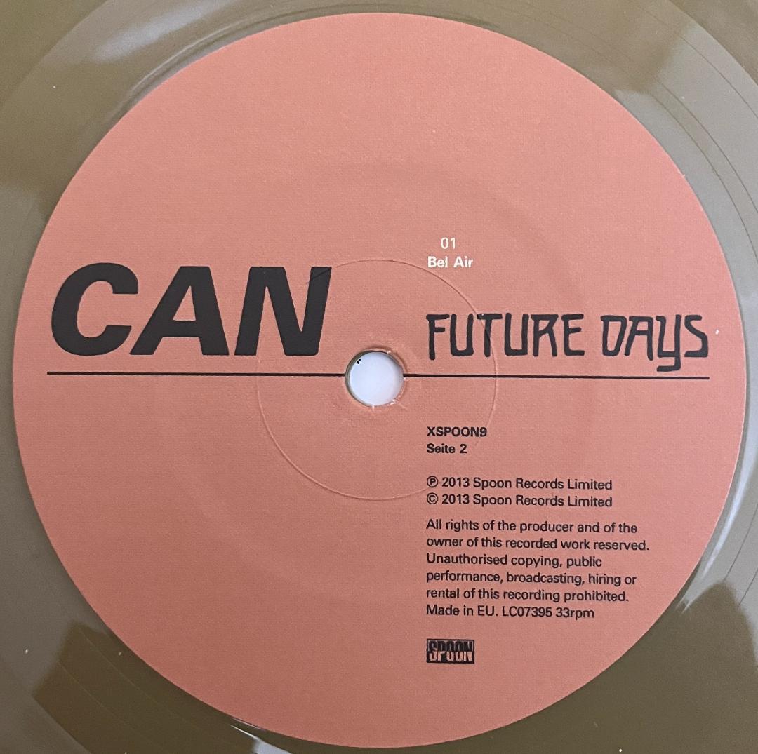 CAN FUTURE DAYS 限定版 ゴールドヴァイナル