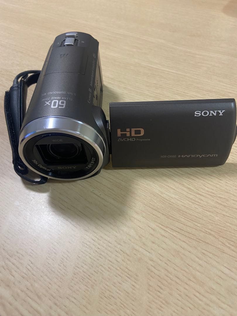 【美品】SONY ハンディカム HDR-CX680 ブラウン 2019年製