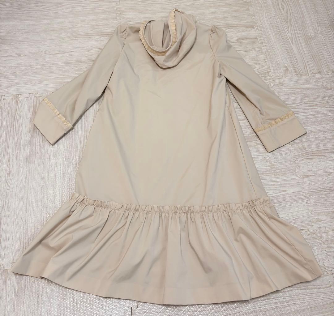 ❤️最終価格❤️✨美品✨エムズグレイシー フリル スプリングコート ベージュ