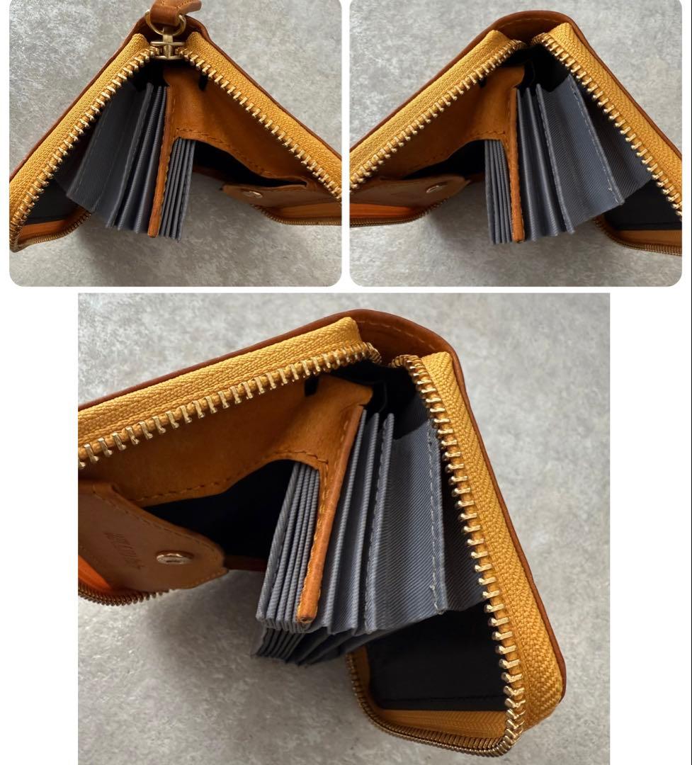 【定価1.5万】BELLVO ラウンドZIPミニ財布 SATTOPro 極小財布