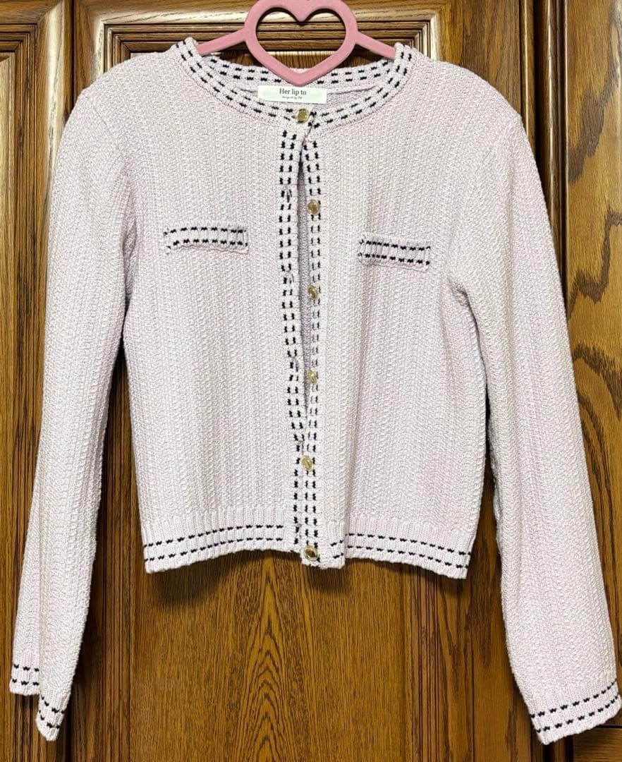 トップス Cotton-Blend Jacquard Cardigan