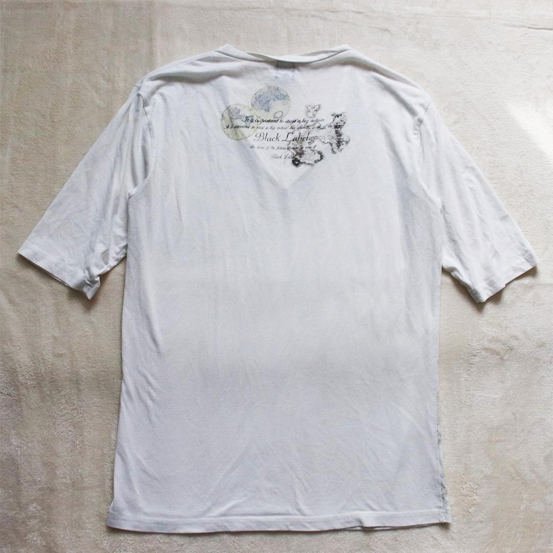 Y2K✨セマンティックデザイン Vネック半袖Tシャツ 00s archive