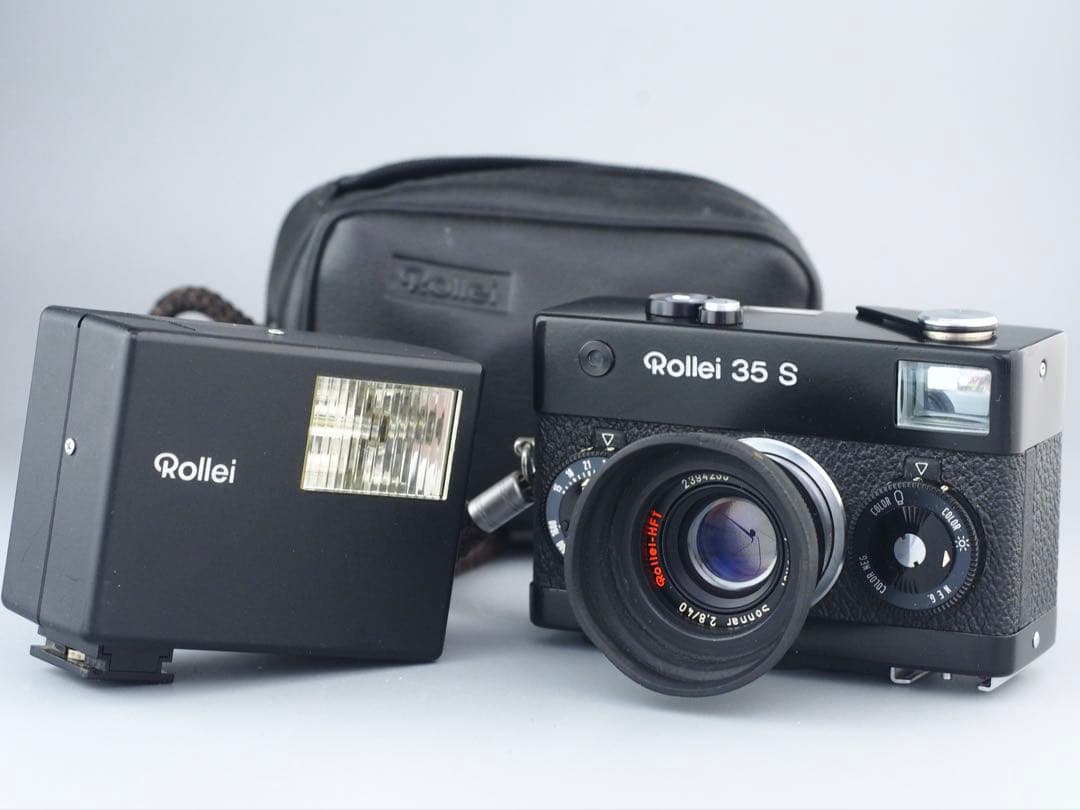 Rollei 35 S ローライ 金属製ボディ ストロボ、レンズフード