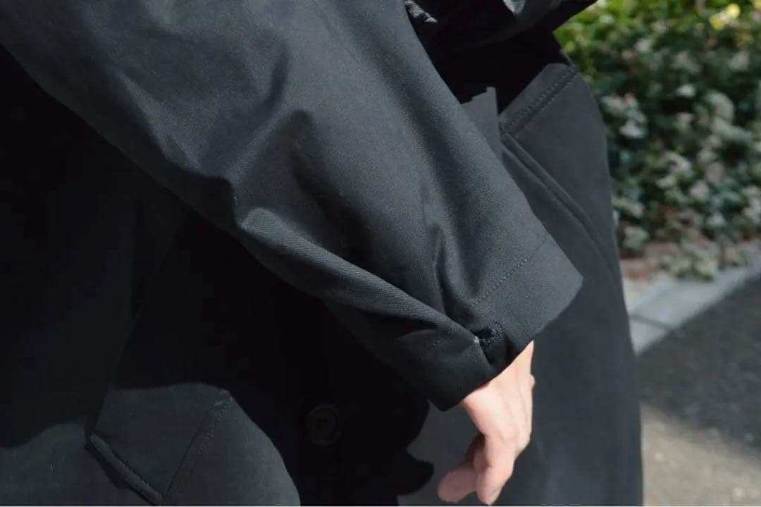 【美品】mfpen／JOHNSTON COAT（BLACK）