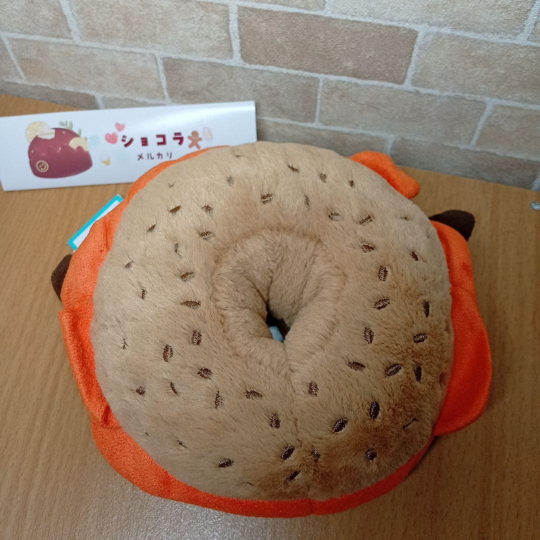 ジェリーキャット ベーグル 食べ物  bagelぬいぐるみサンド