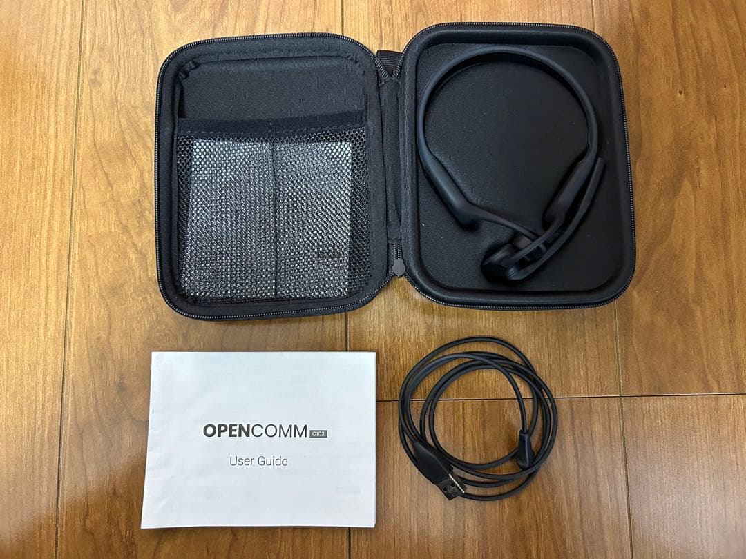 【美品】SHOKZ OPENCOMM 骨伝導イヤホン