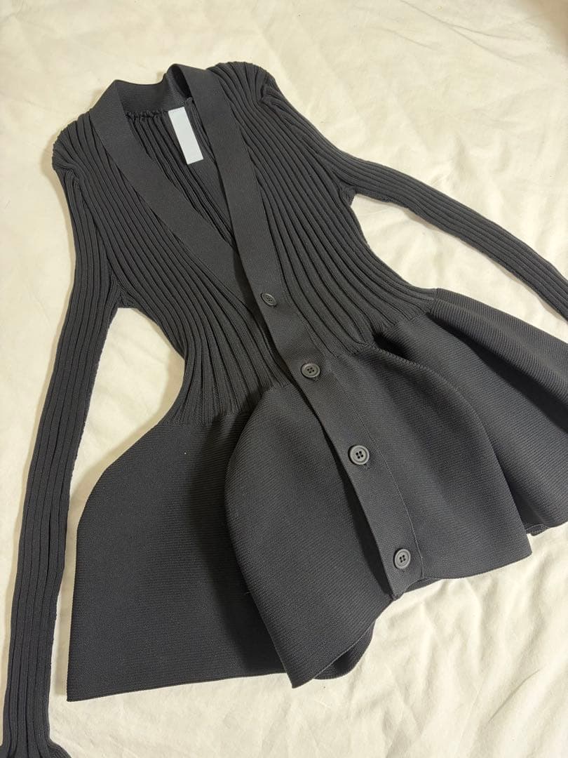 CFCL POTTERY CARDIGAN カーディガン黒　サイズ1