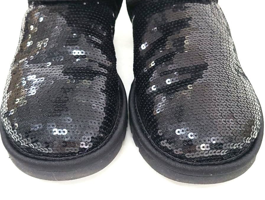 【レア！】UGG クラシックショートシークインブーツ 23.0総スパンコール