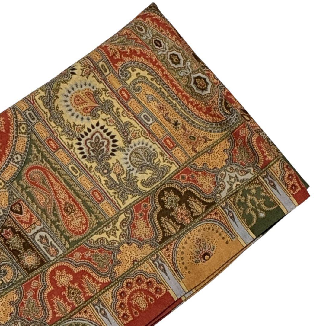 【極美品】ETRO エトロ シルク ペイズリー イタリア 大判ストール スカーフ