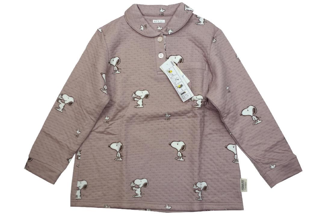 【PEANUTS】アムール荒川 スヌーピーあったかい中綿入りパジャマ（M）