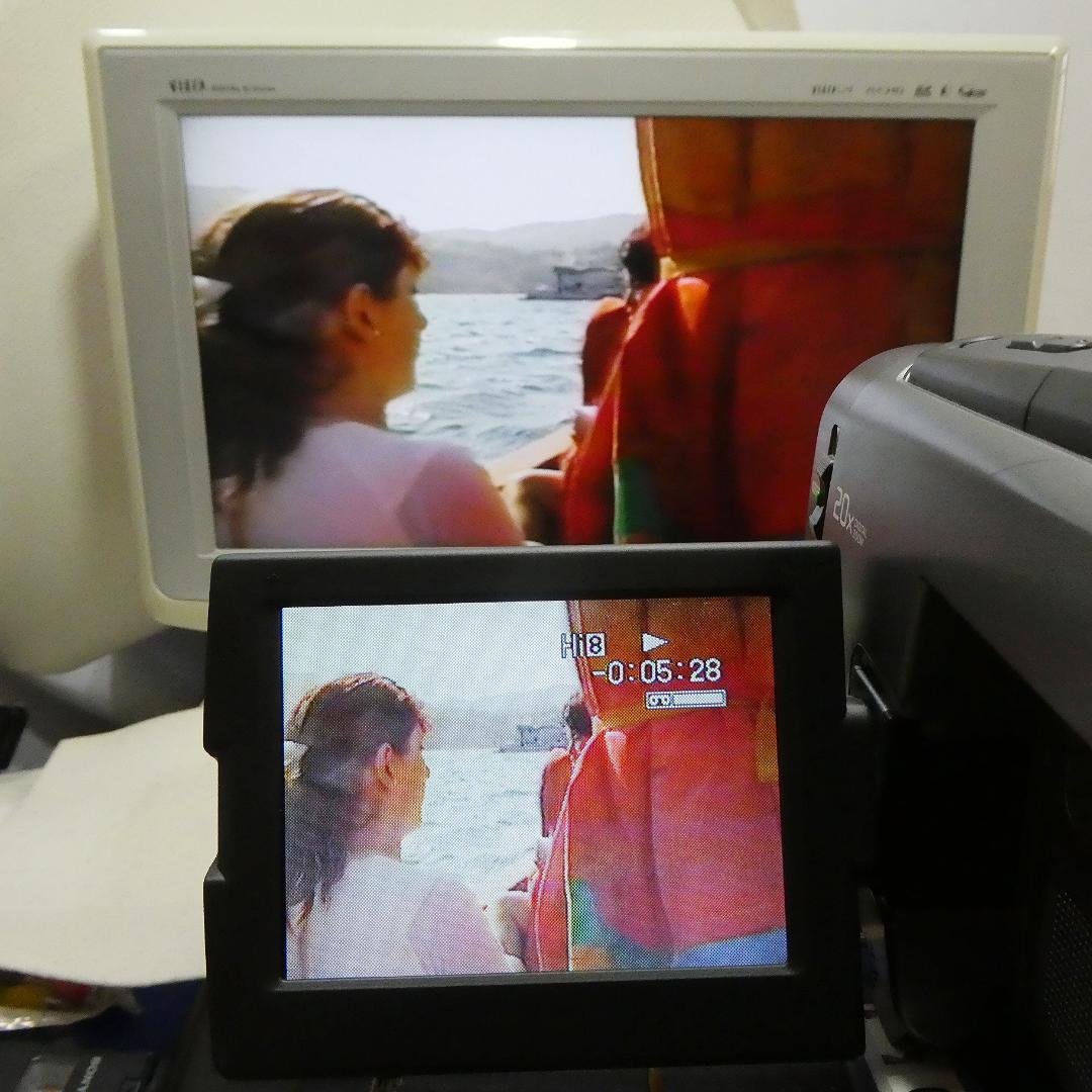 ソニーCCD-TRV90 動作良好VideoHi8ビデオカメラ DVD化に最適
