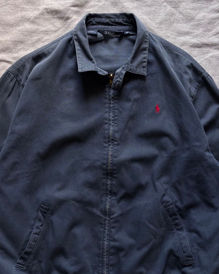 鬼フェード 80s polo ralph laurenスウィングトップ USA製
