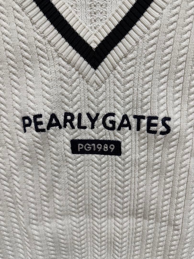 PEARLY GATES ベストホワイト 白 5 パーリーゲイツ