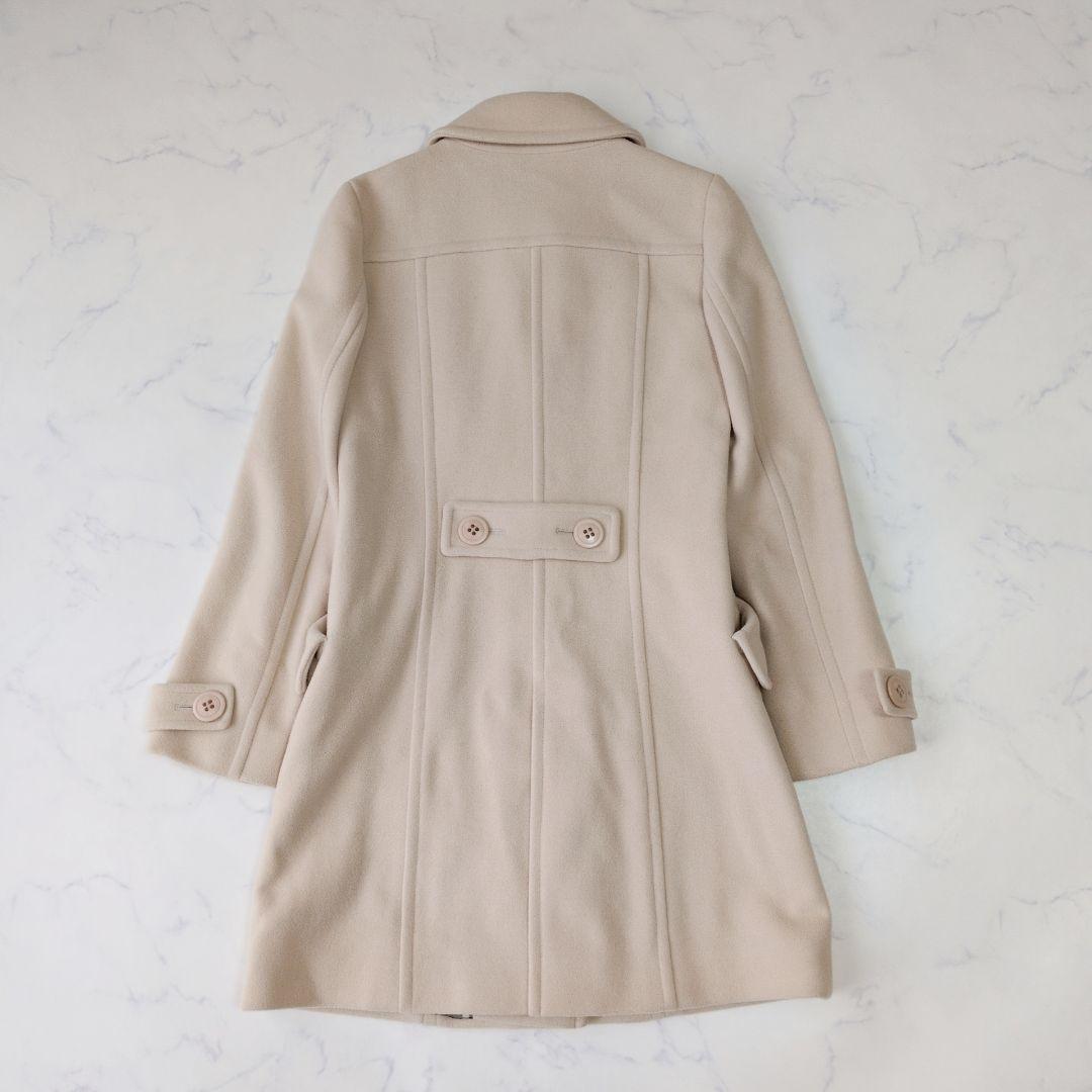 バーバリーブルーレーベル ロングコート ウール チェック 38