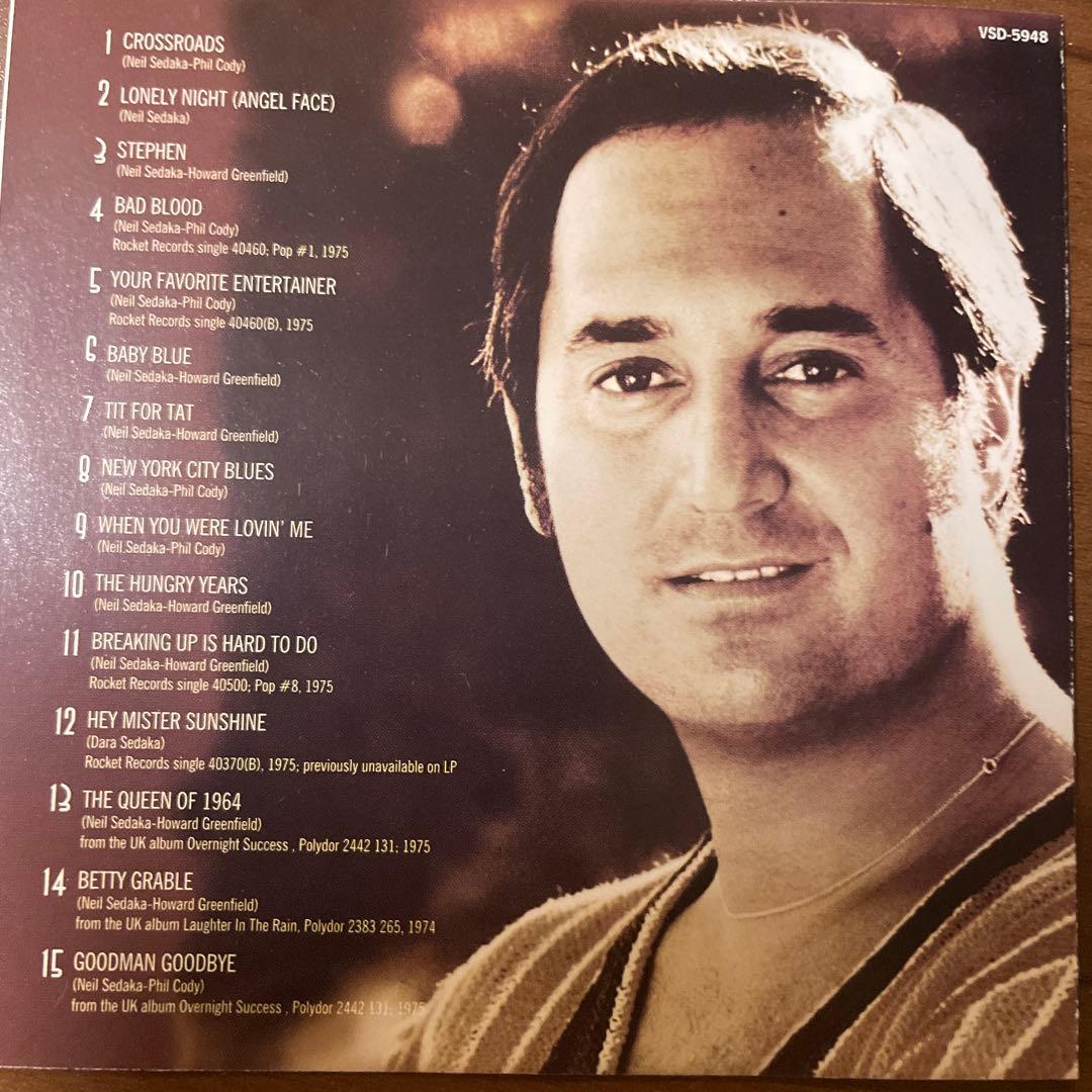 洋楽 AOR CD Neil Sedaka /The Hungry Years