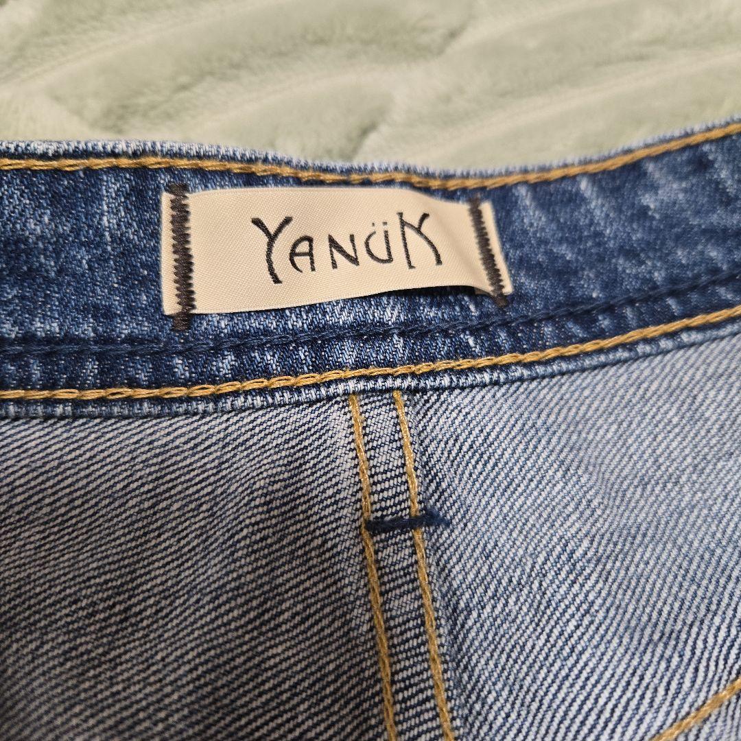 YANUK ヤヌーク JOAN 22 ルーズストレートシルエットジーンズ FVB