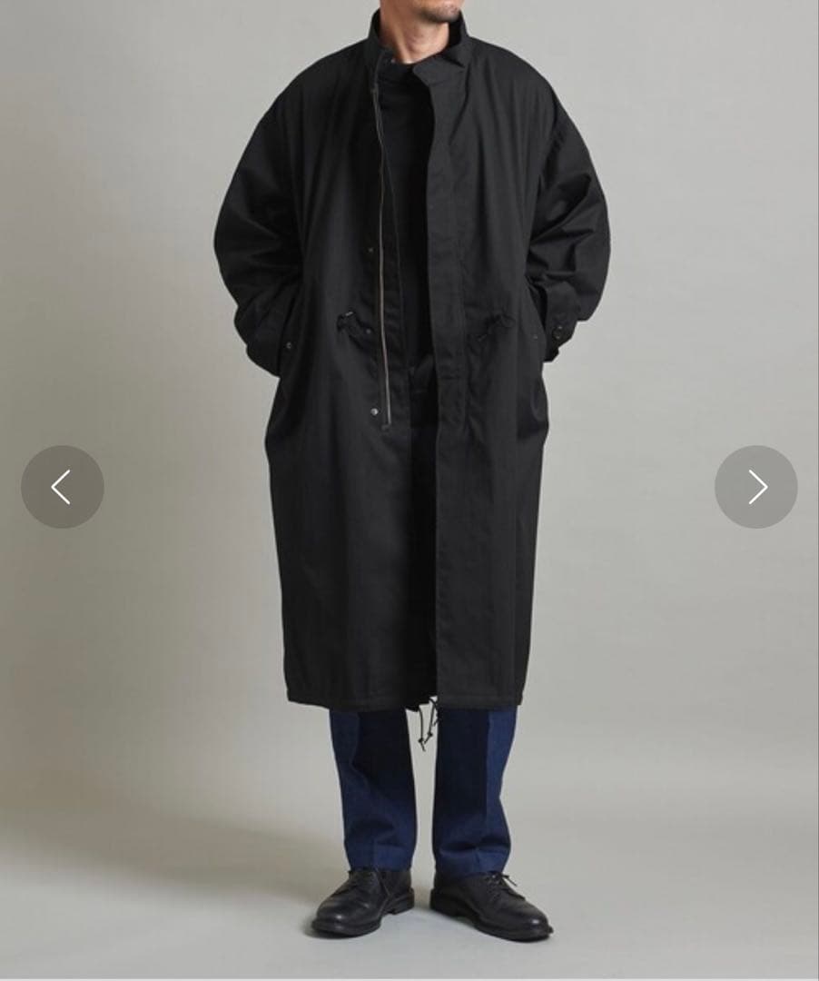 ＜LOEFF＞ミリタリー スタンドカラー コート UNISEX