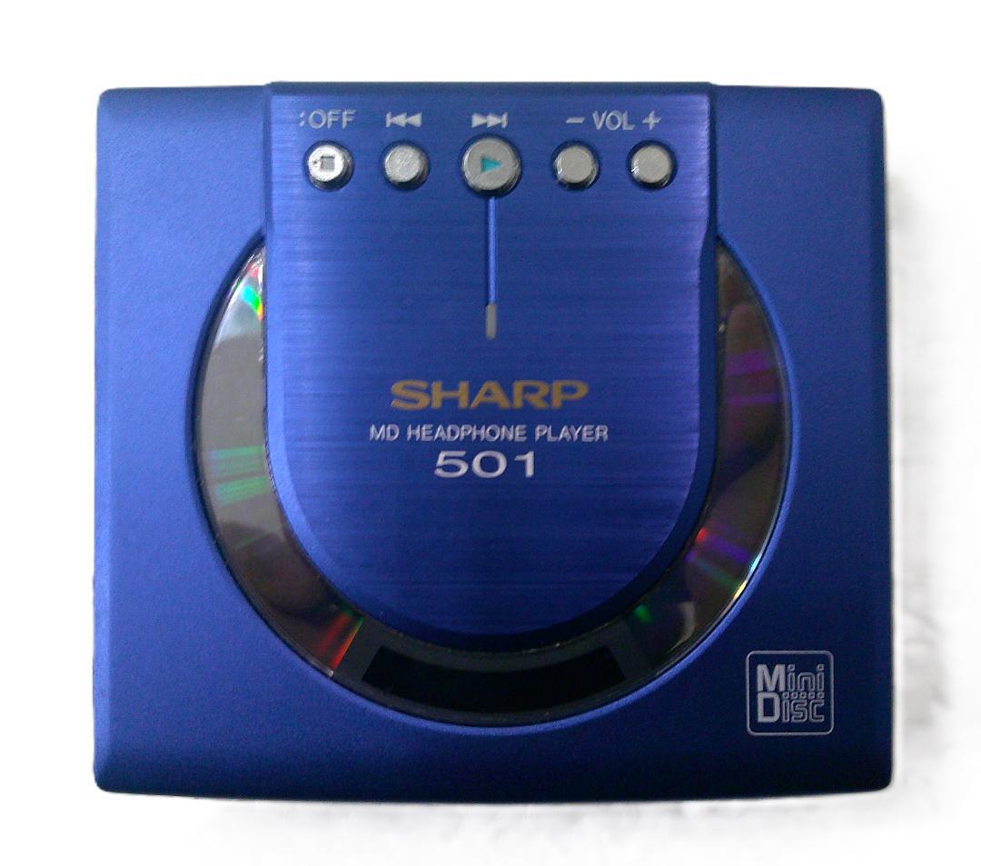 ★SHARP シャープ MDヘッドホンプレーヤー MD-ST501-A ジャンク