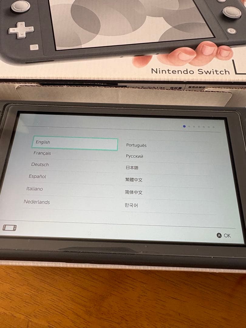 Nintendo Switch Lite本体 箱付き ジャンク