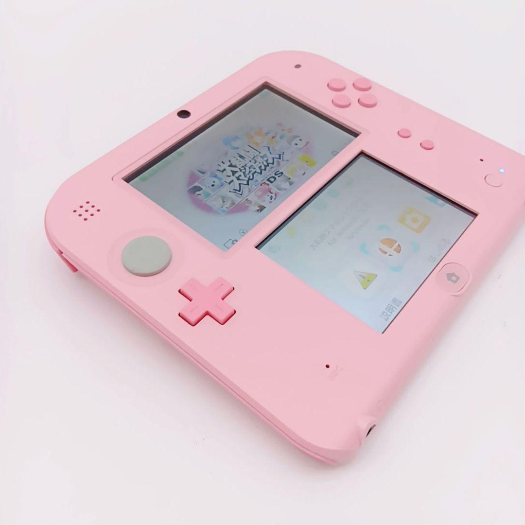 【生産終了品】Nintendo 2DS 本体 ピンク 動作確認済み 任天堂