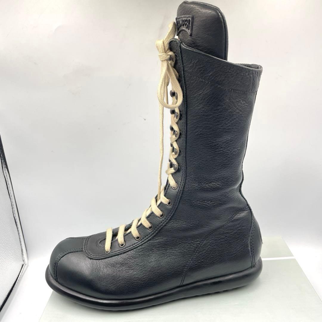 良品✨カンペール　ぺロータス　アリエル　レースアップブーツ　レザー　23.5cm